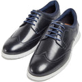 Pod Vantage Leather Men's Navy Lace-Up Shoes