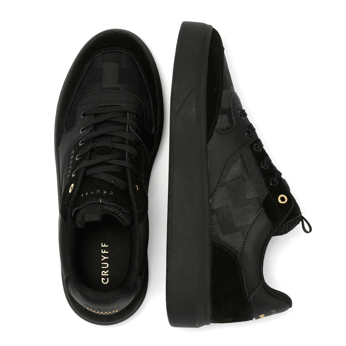 Cruyff Terra Court Men's Black/Gold Sneakers