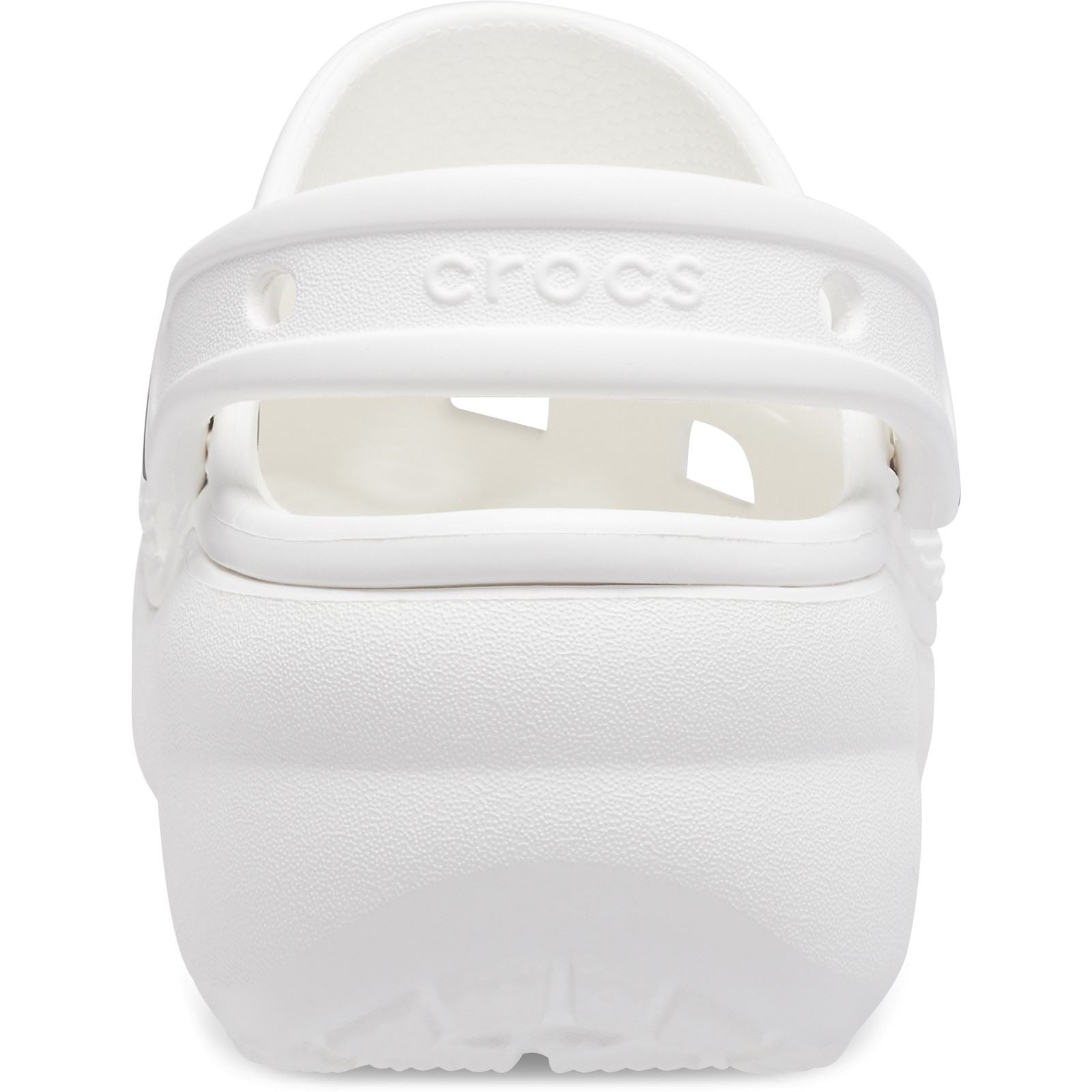 Crocs Classic Platform Synthetic Women's White Clogs