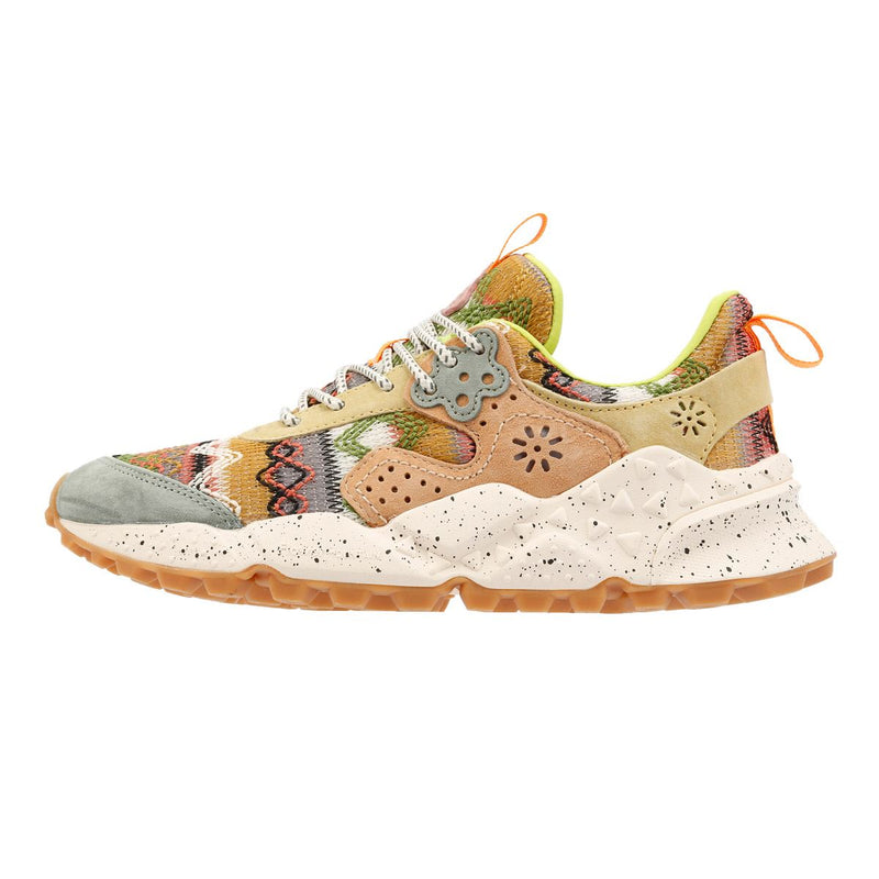 Flower Mountain Kotetsu Knit Women's Green Aztec Sneakers