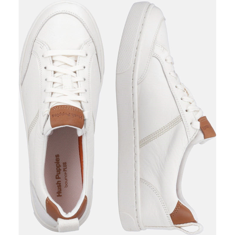 Hush Puppies The Good Low Top Leather Men's White Sneakers