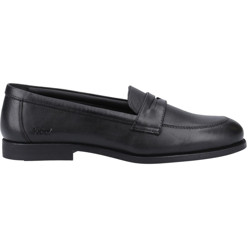 Pod Islay Leather Girls's Black Loafers