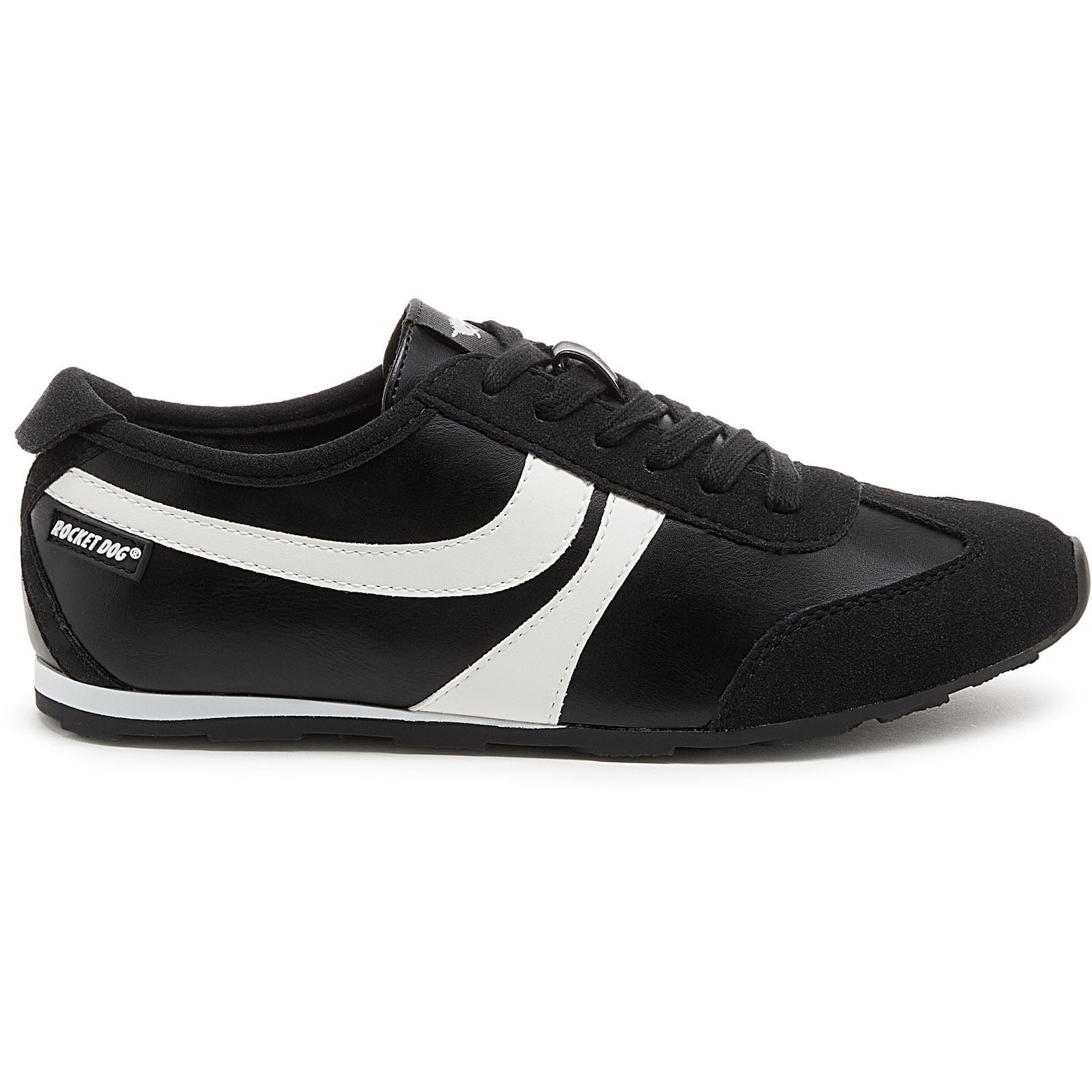 Rocket Dog Destin PU Combo Polyurethane Women's Black/White Sneakers
