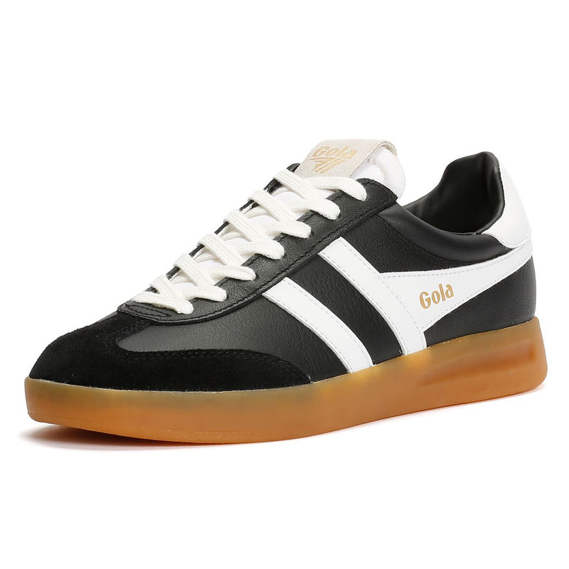 Gola Cyclone Leather Women's Black/White/Gum Sneakers