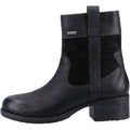 Hush Puppies Saskia Leather Women's Black Boots