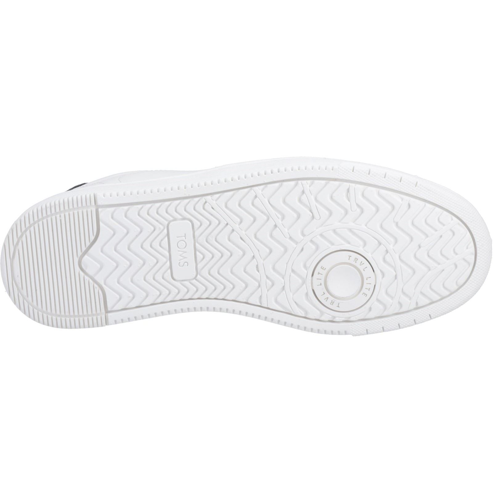 TOMS TRVL Lite Court Leather Men's White/Black Sneakers