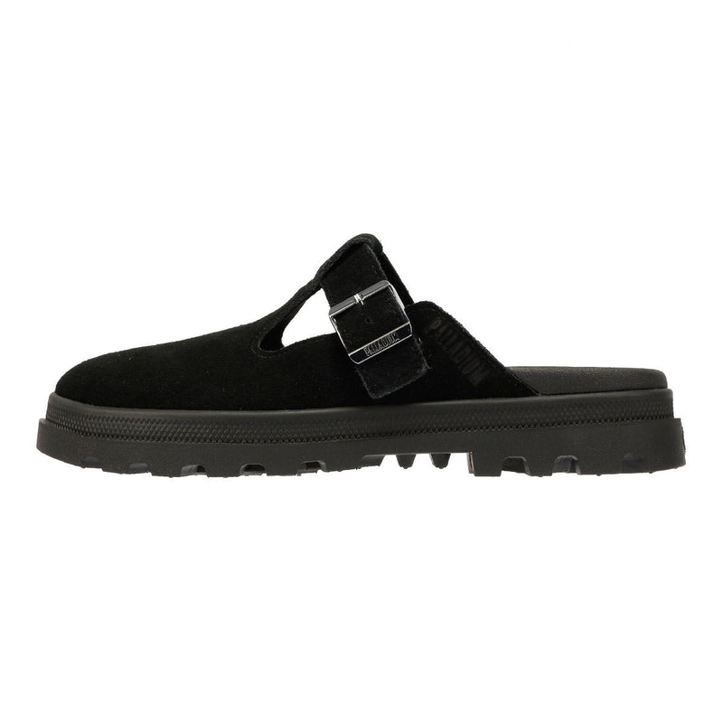 Palladium Dunelite Pyla Suede Black Mules