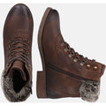 Hush Puppies Effie Faux Fur Women's Brown Boots