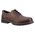 Cotswold Tadwick Leather Men's Dark Tan Lace-Up Shoes