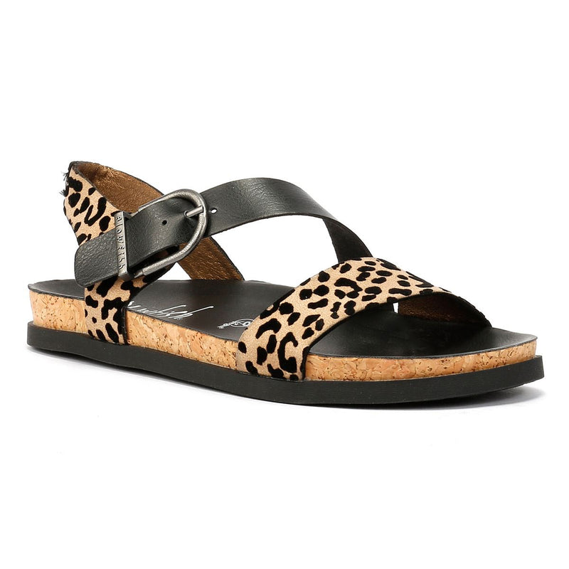 Blowfish Malibu Lance Women's Leopard/Black Sandals