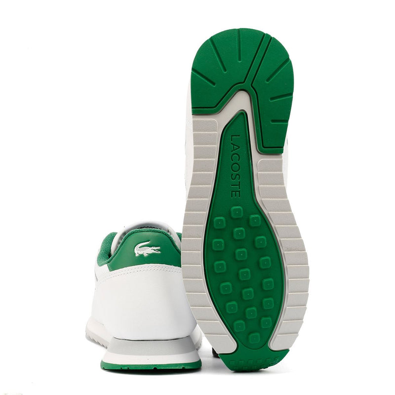Lacoste Linetrack Leather Men's White/Green Sneakers