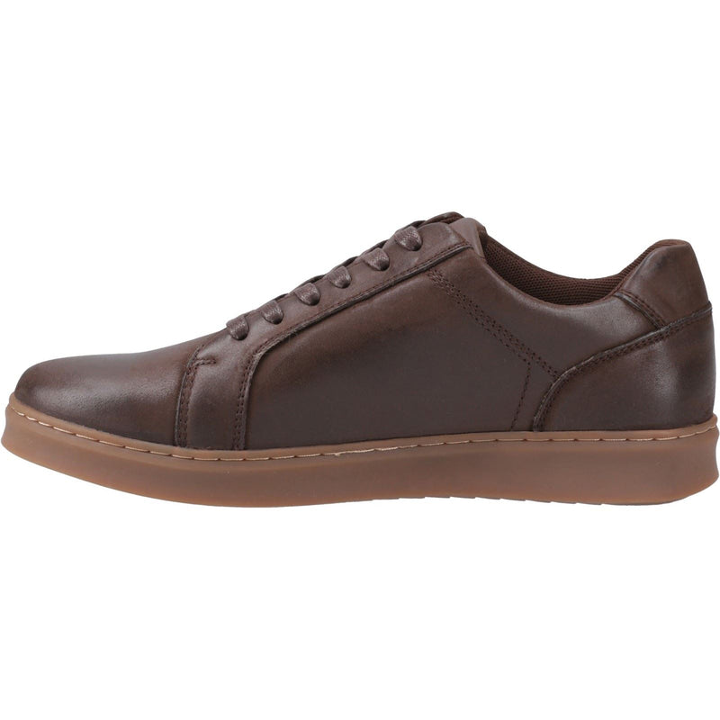 Hush Puppies Madden Leather Men's Coffee Sneakers