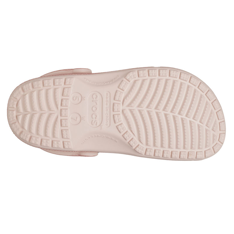 Crocs Classic Glitter Synthetic Quartz Clogs