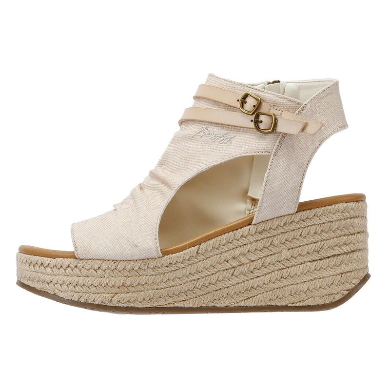 Blowfish Malibu Lacey Women's Bone Denim Sandals