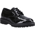 Hush Puppies Gabi Lace Up Leather Girls's Black Brogues