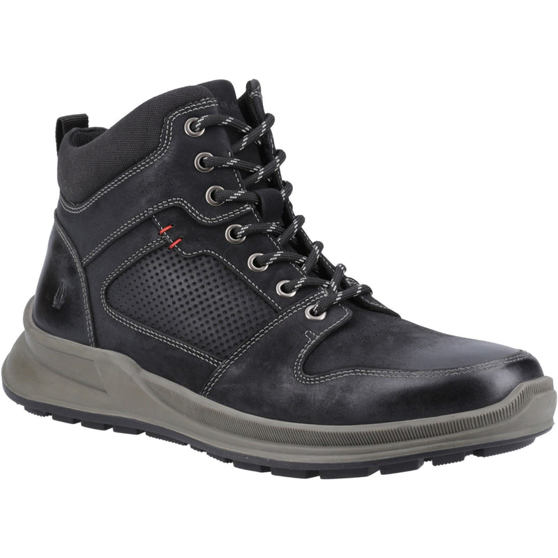 Hush Puppies Arnie Leather Men's Black Boots