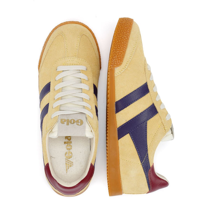 Gola Elan Suede Women's Pollen/Cerise Sneakers