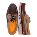 Timberland Authentic Leather Burgundy Boat Shoes