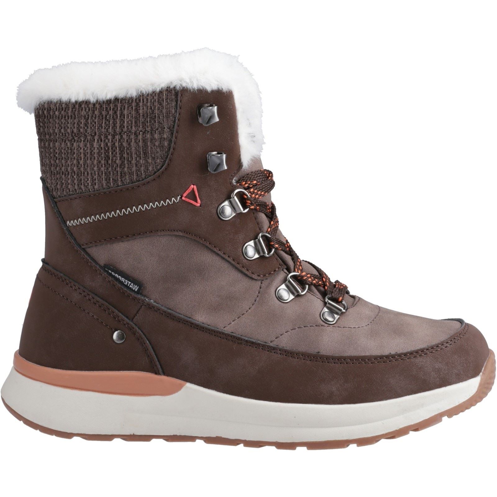 Cotswold Sheephouse Textile Women's Brown Hiking Boots