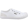 Rocket Dog Jazzin 12A Canvas Cotton Women's White Sneakers