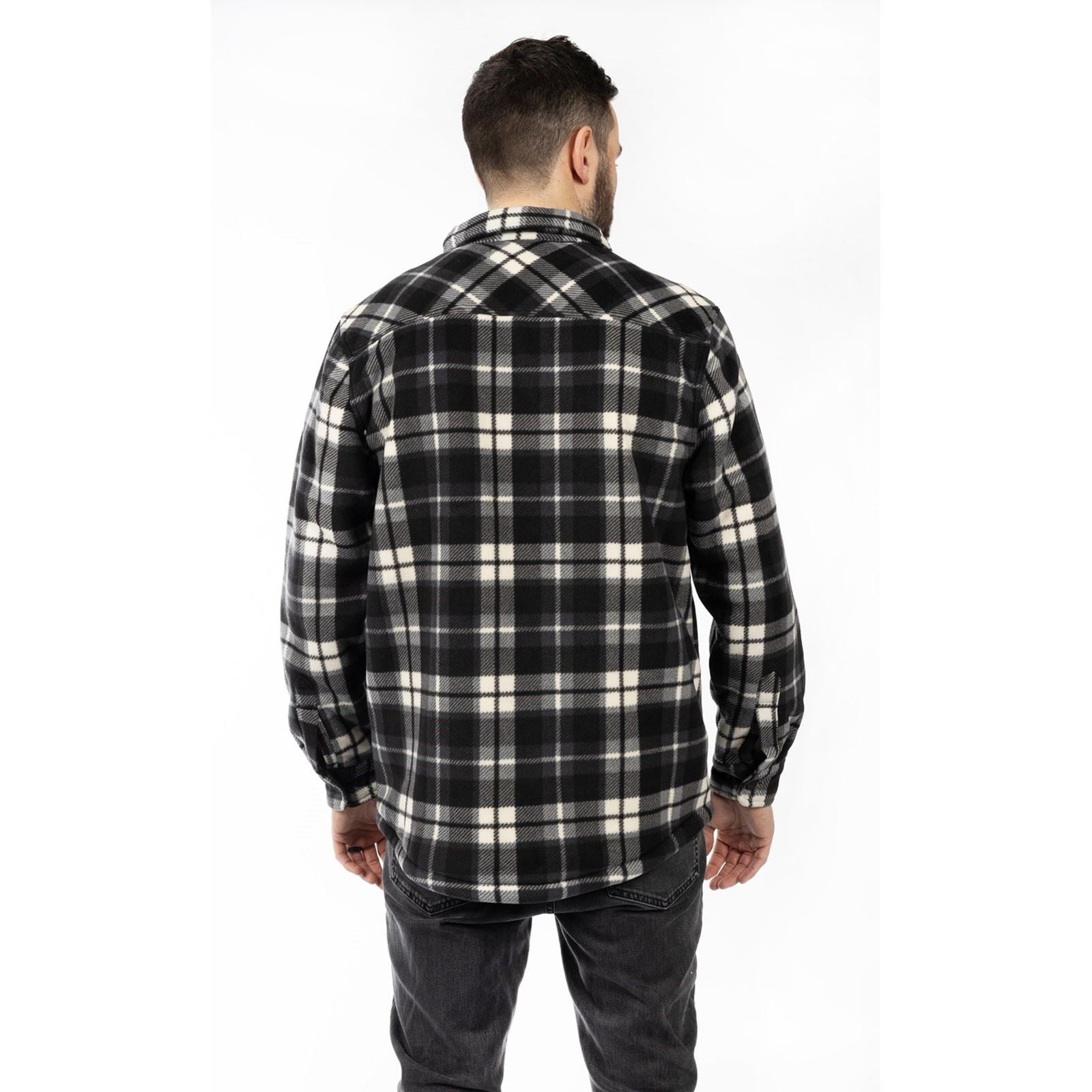 Hard Yakka Sherpa Men's Grey Fleece Jacket
