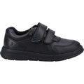 Hush Puppies Ryan SNR Leather Boys's Black Shoes