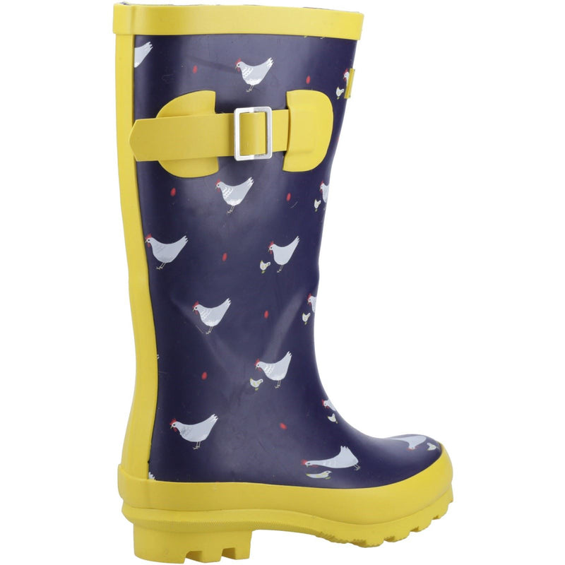 Cotswold Farmyard Junior Rubber Chick Wellington Boots