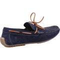 Hush Puppies Reuben Suede Men's Navy Boat Shoes