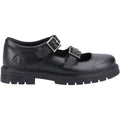 Hush Puppies Ella Senior Leather Girls's Black Shoes
