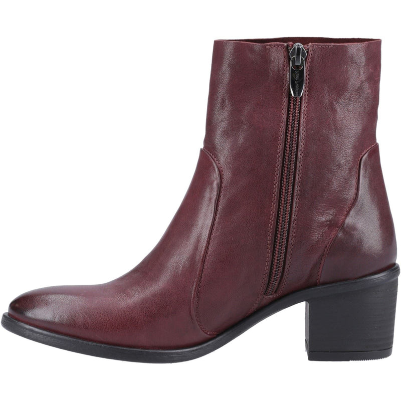 Hush Puppies Winona Leather Women's Plum Boots