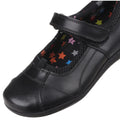 Hush Puppies Cindy Youth Girls Black Leather Shoes