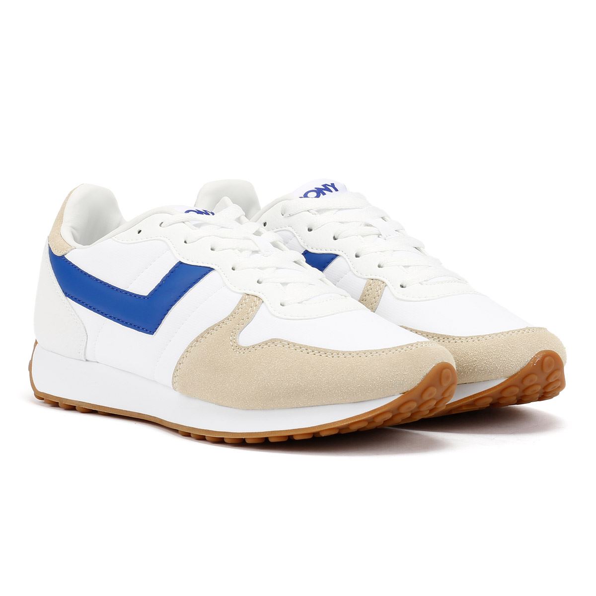 Pony Express White/Electric Blue Sneakers