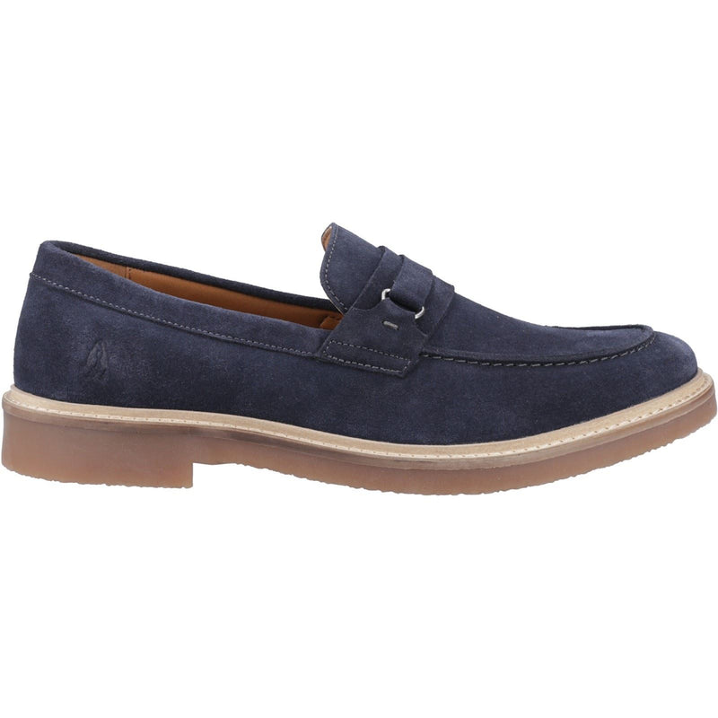 Hush Puppies Gryffin Leather Men's Navy Loafers