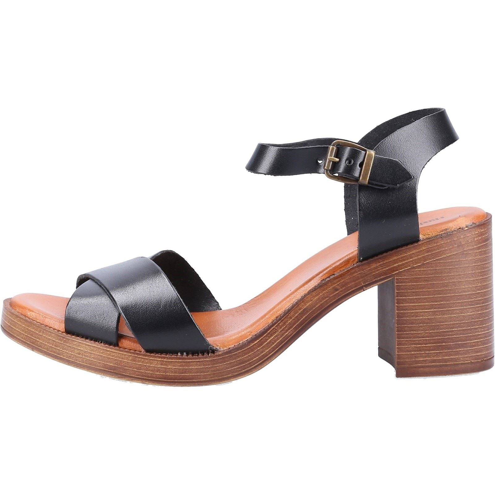 Hush Puppies Georgia Leather Women's Black Heels