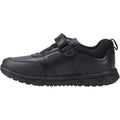 Hush Puppies Sutton Bungee Leather Boys's Black Lace-Up Shoes