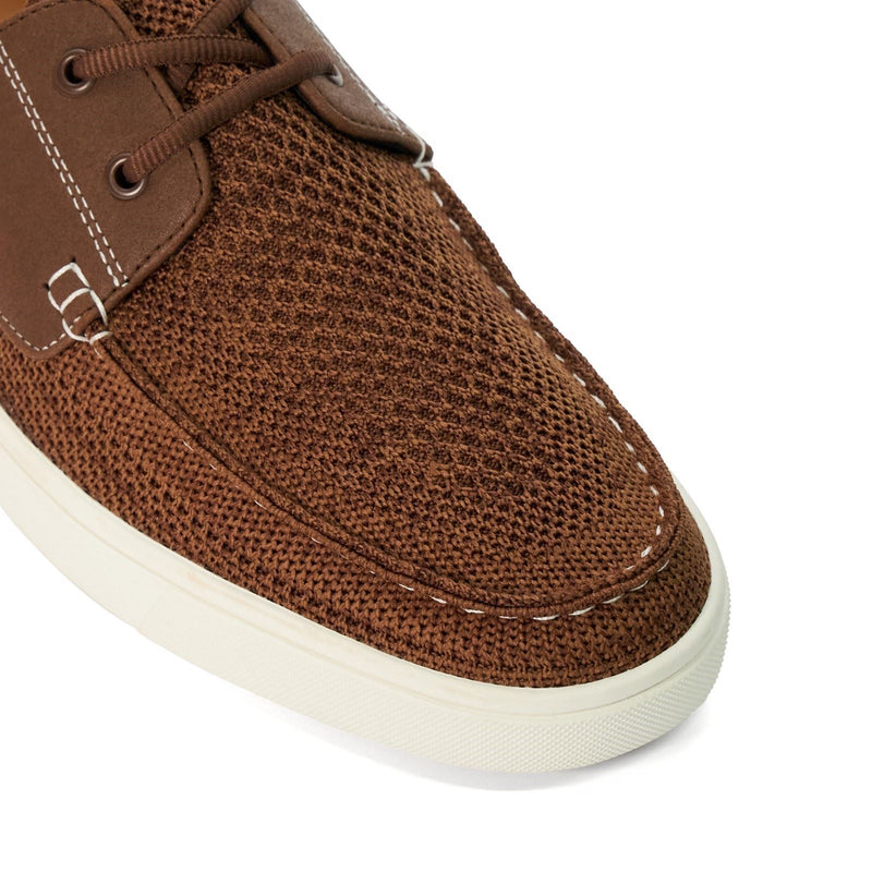 Dune Blaizerss Fabric Men's Tan Boat Shoes