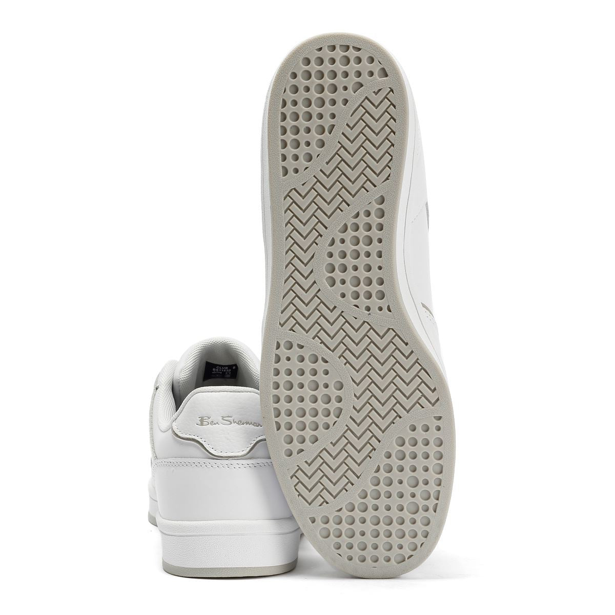 Ben Sherman Club Leather Men's White Sneakers