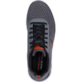 Skechers Track Leshur Synthetic Men's Charcoal/Orange Trainers