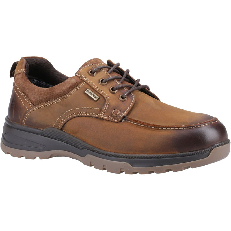 Hush Puppies Percy Leather Men's Tan Lace-Up Shoes