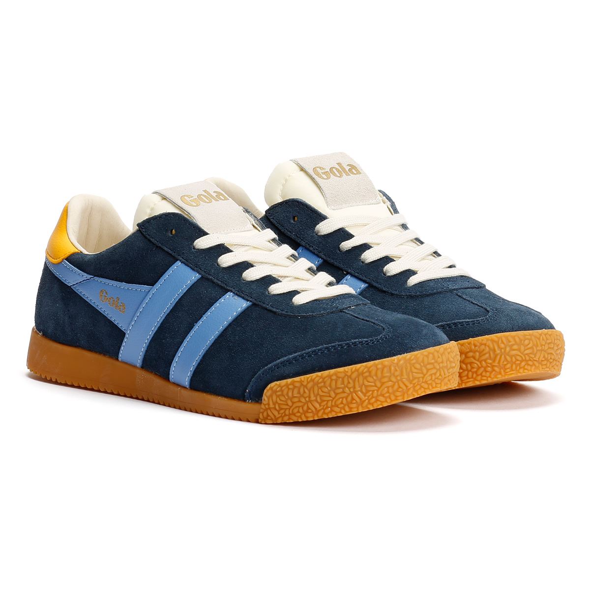 Gola Elan Suede Women's Navy/Vista Blue/Sun Sneakers