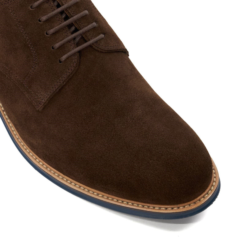 Dune Stanley Leather Men's Brown Lace-Up Shoes