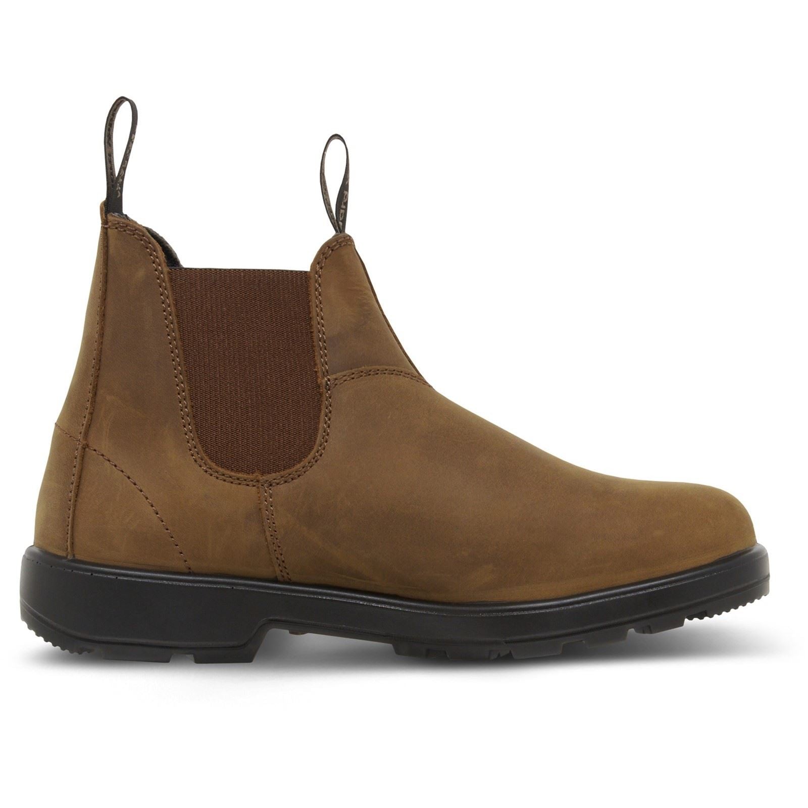 Hard Yakka Brunswick Leather Men's Saddle Brown Nubuck Boots