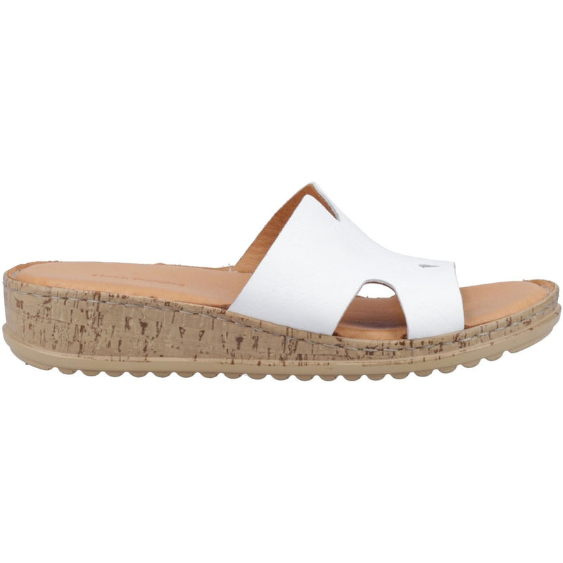 Hush Puppies Eloise Leather Women's White Sandals