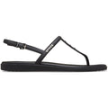 Crocs Miami Studded Thong Flip Thermoplastic Women's Black Sandals