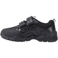 Hush Puppies Tristen Leather Boys's Black Loafers