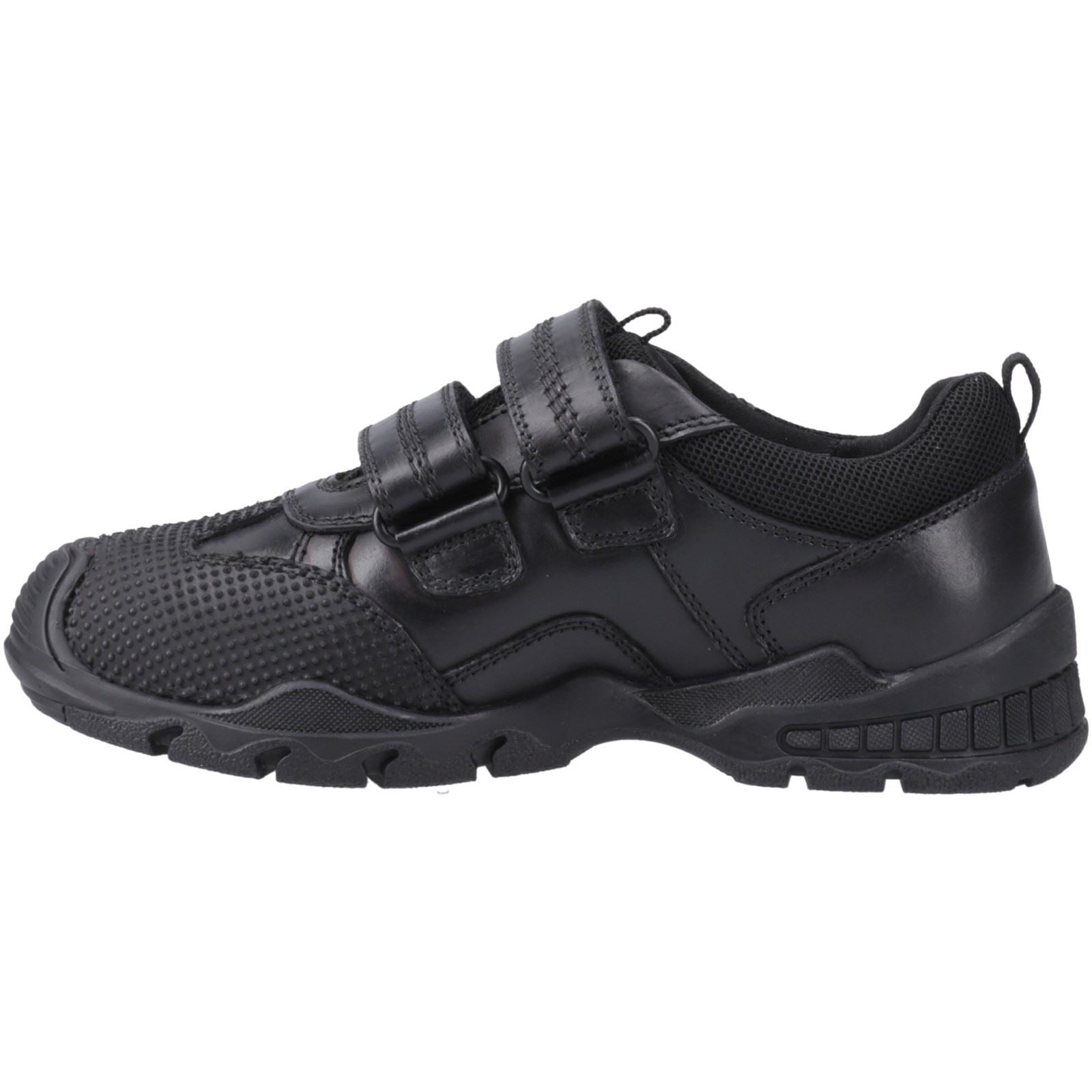 Hush Puppies Tristen Leather Boys's Black Shoes