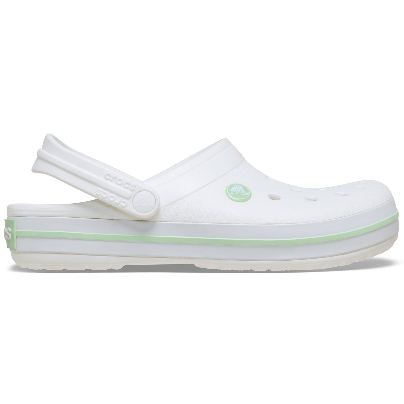 Crocs Crocband EVA Women's White/Serene Green Clogs