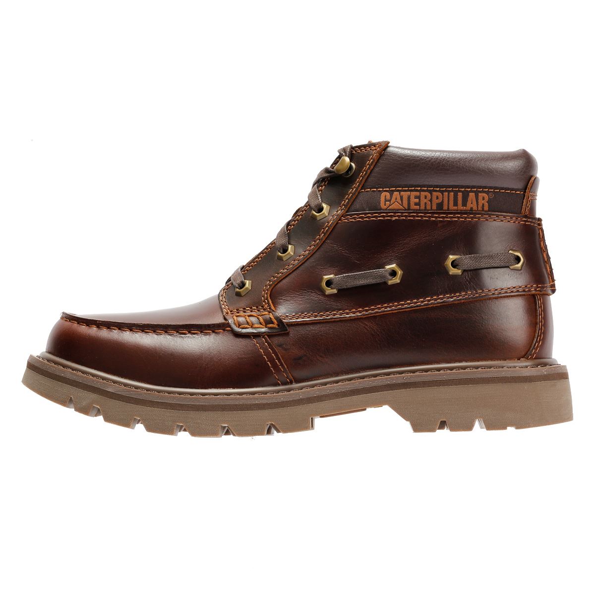 Caterpillar Colorado Boat Mid Leather Men's British Tan Boots