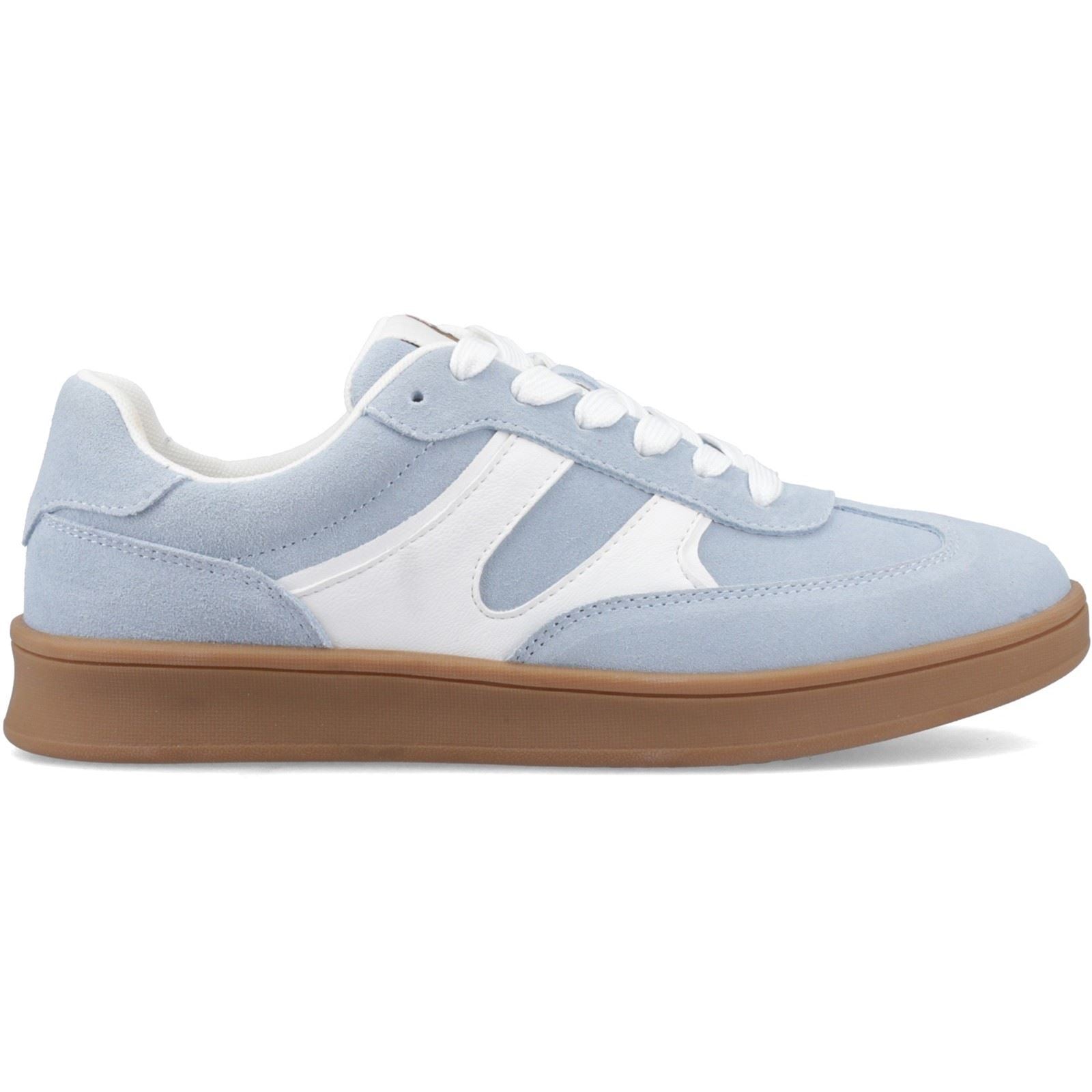 Hush Puppies Maura Suede Women's Blue Sneakers