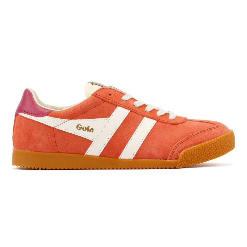 Gola Elan Suede Women's Hot Coral/Off White/ Fuchsia Sneakers